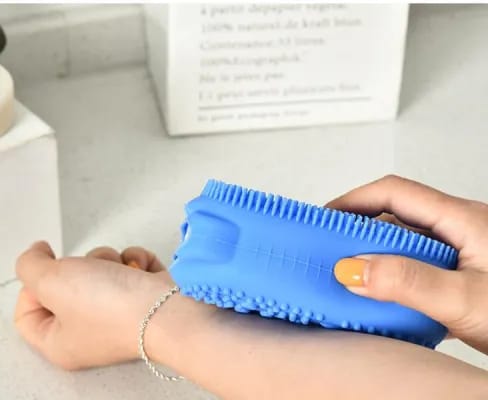 Silicone Body Bath Brush – Soft Exfoliating Scrubber for Gentle Skin Care