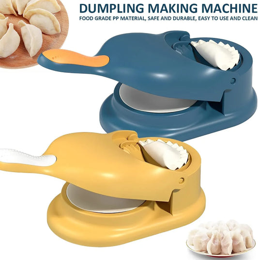 2 in 1 Dumpling Maker Machine - Make Delicious Dumplings & Momos with Ease