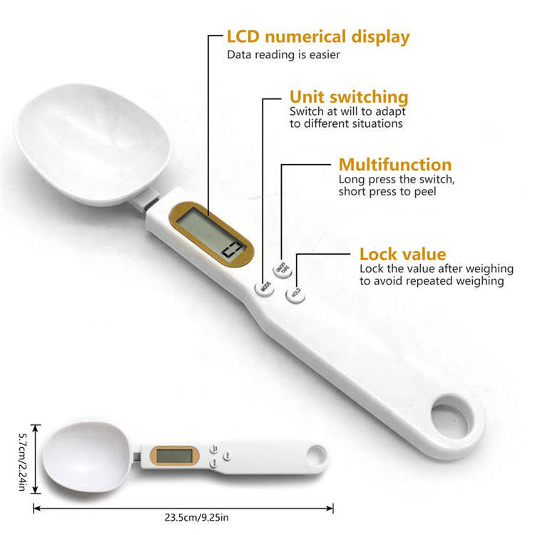 Hengte 500g/0.1g Digital Measuring Spoon Scale โ Precise Kitchen Tool for Baking & Cooking