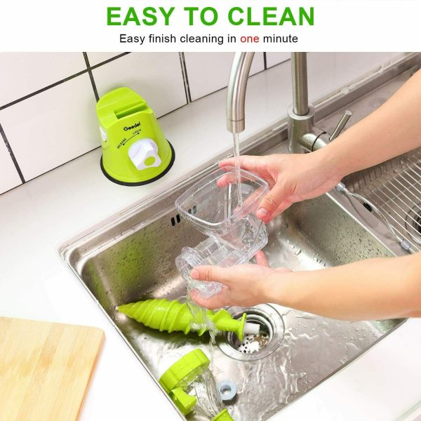 Manual Masticating Juicer: Slow Cold Press Machine for Maximum Nutrition from Fruits and Vegetables