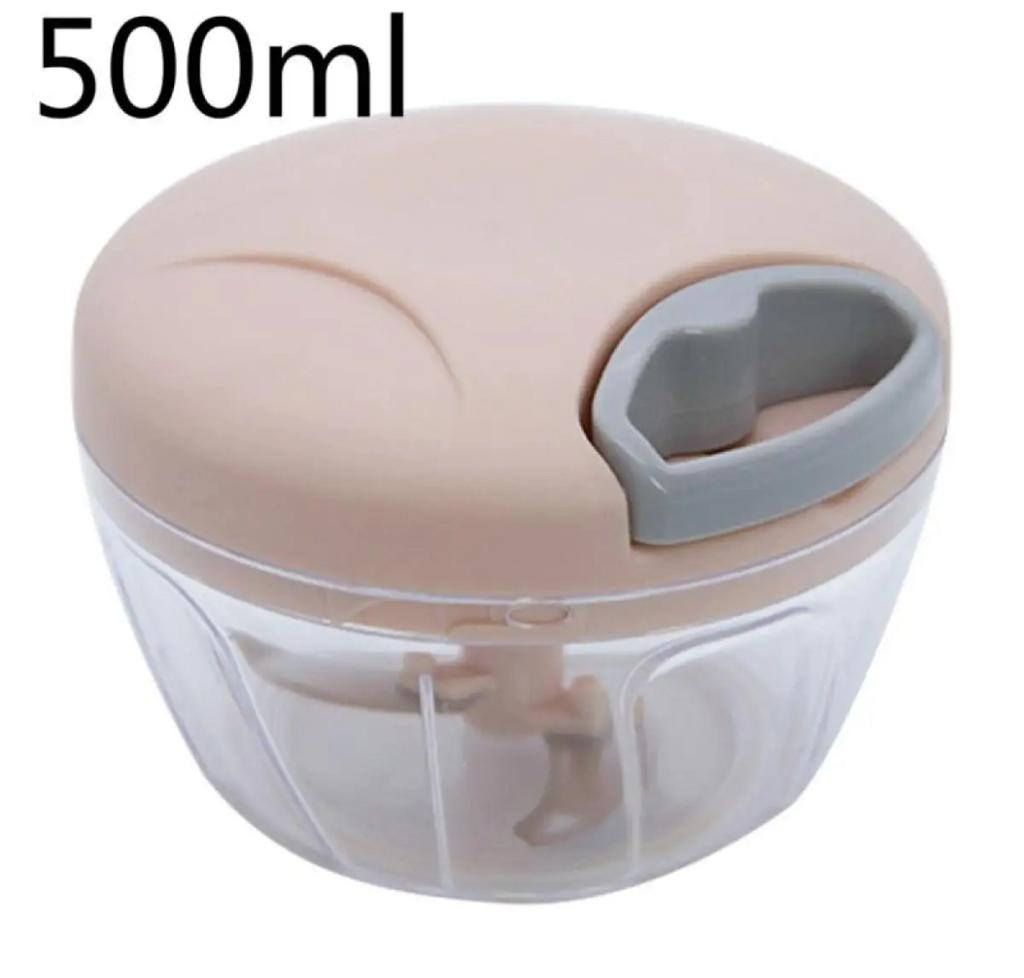 Manual Hand-Pulled Chopper (Large Size) - Speedy Vegetable & Fruit Chopper - / 500ML / 900ML