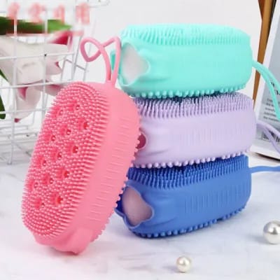 Silicone Body Bath Brush β Soft Exfoliating Scrubber for Gentle Skin Care
