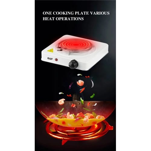 Electric Stove 1000 W cooking hot plate with temperature control overheat protection electric cooker