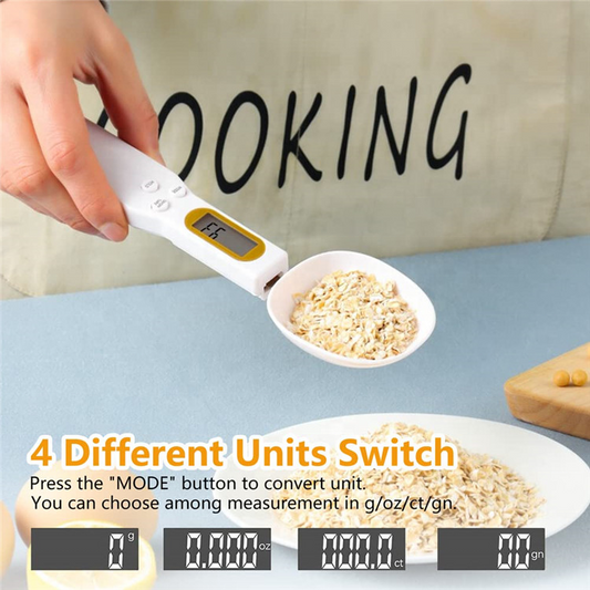 Hengte 500g/0.1g Digital Measuring Spoon Scale – Precise Kitchen Tool for Baking & Cooking