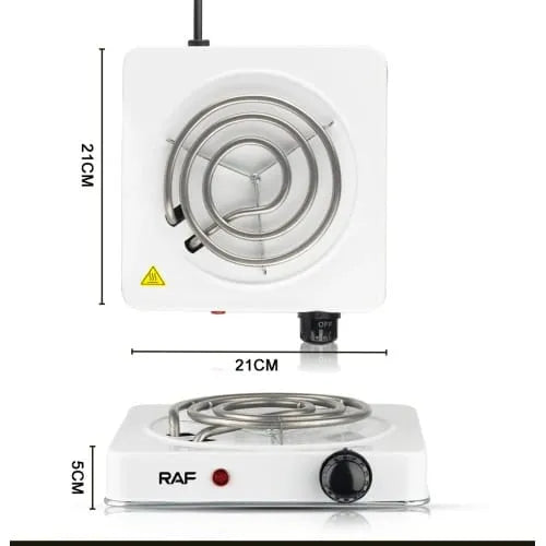Electric Stove 1000 W cooking hot plate with temperature control overheat protection electric cooker