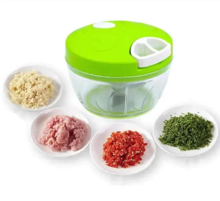 Manual Hand-Pulled Chopper (Large Size) - Speedy Vegetable & Fruit Chopper - / 500ML / 900ML