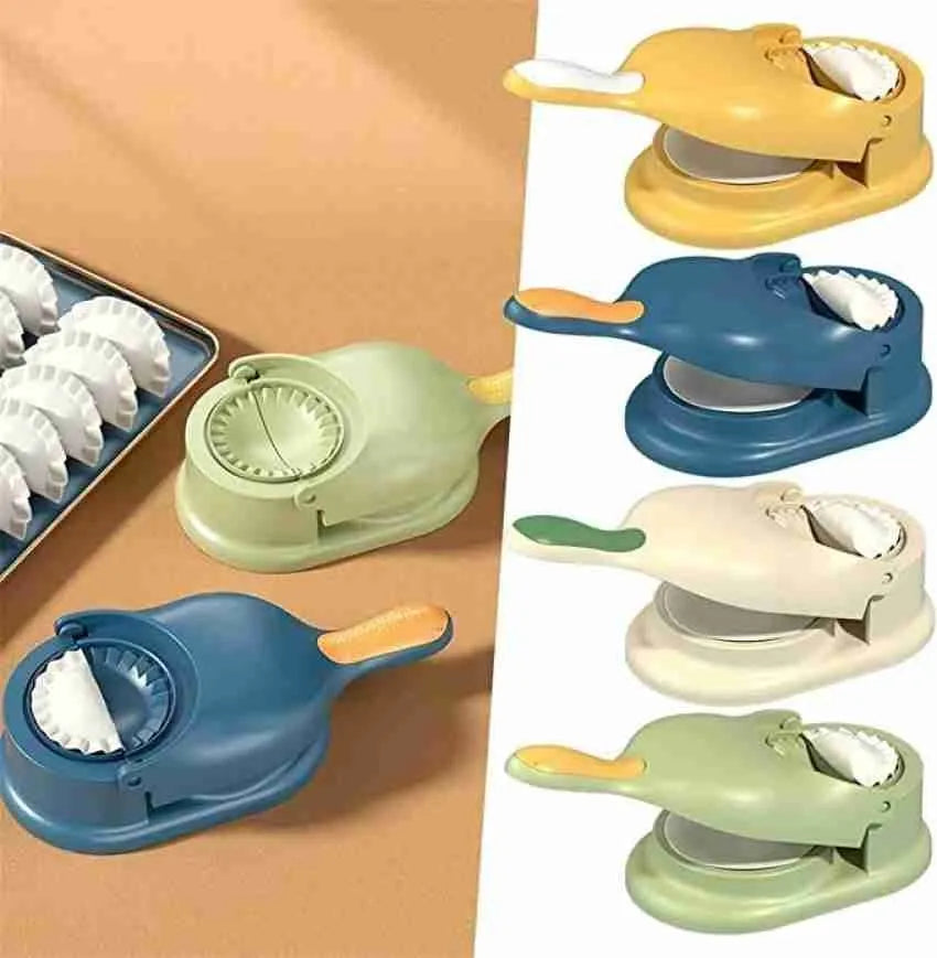 2 in 1 Dumpling Maker Machine - Make Delicious Dumplings & Momos with Ease
