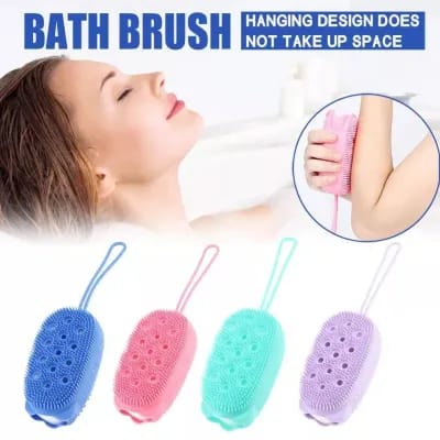 Silicone Body Bath Brush β Soft Exfoliating Scrubber for Gentle Skin Care