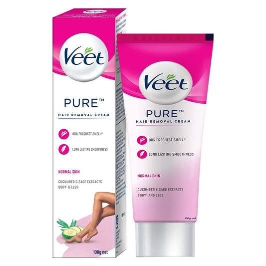 Veet Pure Hair Removal Cream for Normal Skin – 100g | Effective & Gentle