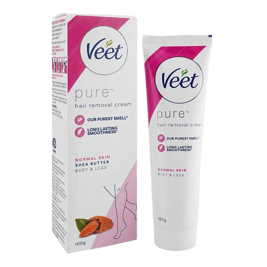 Veet Pure Hair Removal Cream for Normal Skin – 100g | Effective & Gentle