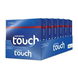 Touch Delay Condoms Dispenser – Pack of 3 (18 Pieces, 6 x 3's)