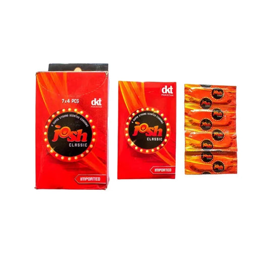 Josh Classic Strong Condoms (4-Pack) – Affordable and Trusted Protection