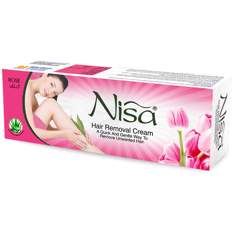 Nisa Rose Hair Removal Cream Lotion – 120ml, Gentle & Effective