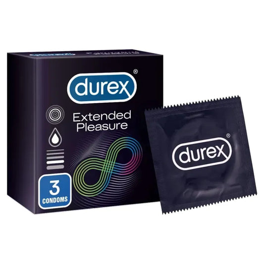 Do More, Last Longer – 3-in-1 Condoms with Texture & Delay (Pack of 3)