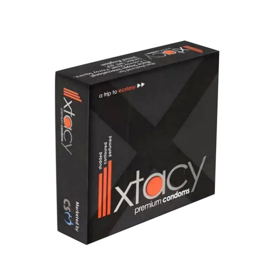 Xtacy 3-in-1 Condoms – Feel More, Last Longer, Enjoy Better
