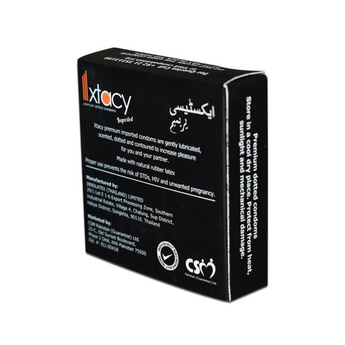 Xtacy 3-in-1 Condoms – Feel More, Last Longer, Enjoy Better