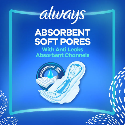 Always Thicks Extra Long Sanitary Pads – 16 Count Value Pack