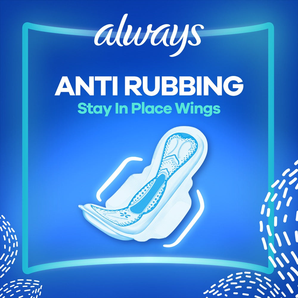 Always Thicks Extra Long Sanitary Pads – 16 Count Value Pack