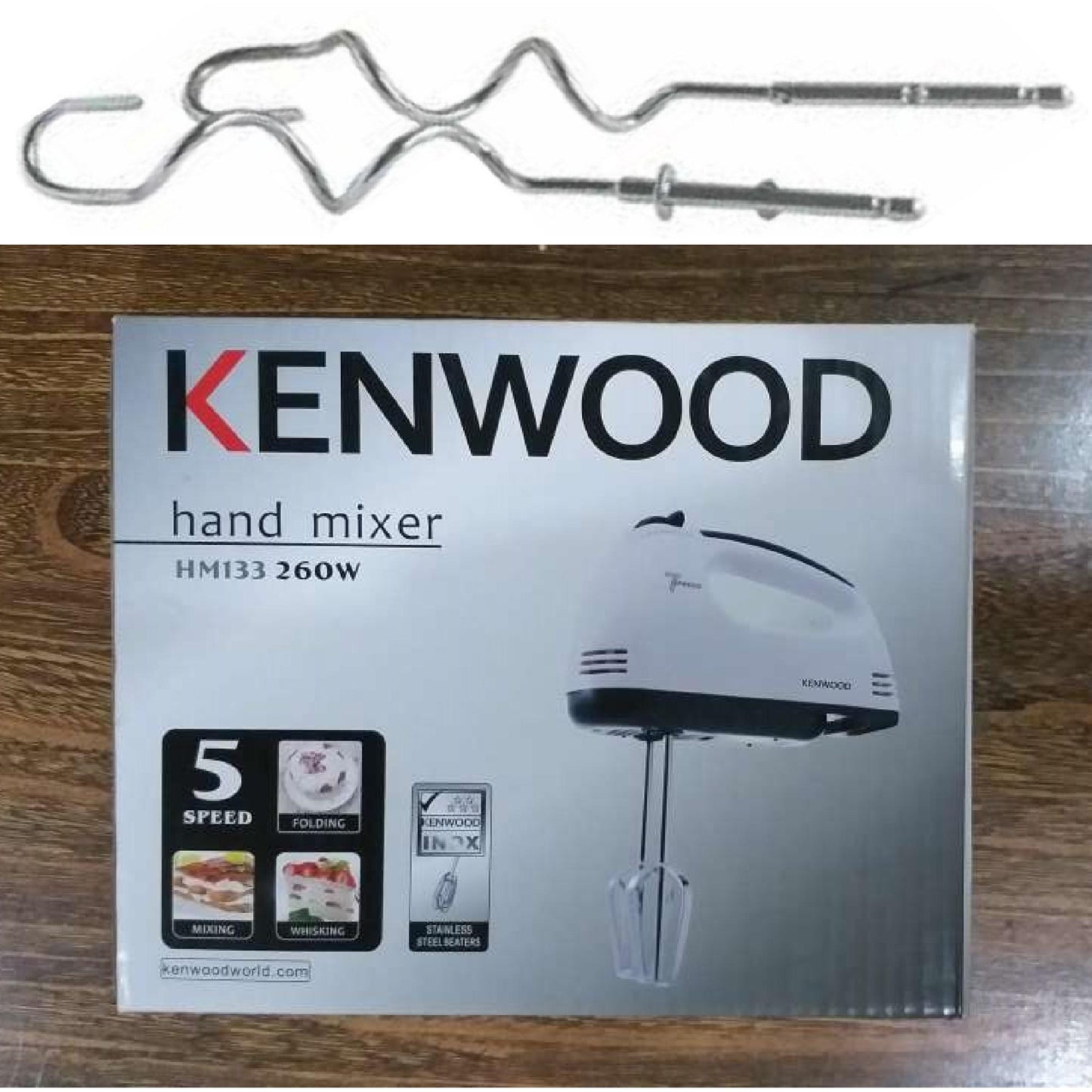 Kenwood Handheld Electric Food Mixer – Egg Beater, Cake Mixer, and Blender