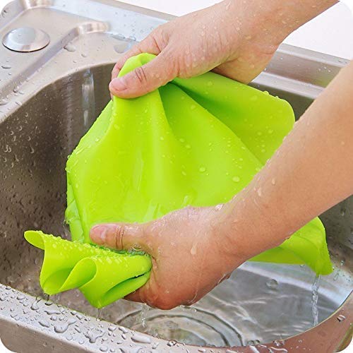 Extra Large Silicone Baking & Rolling Mat with Measurements - Ideal for Rotis, Pizza, Cakes, and Pastries