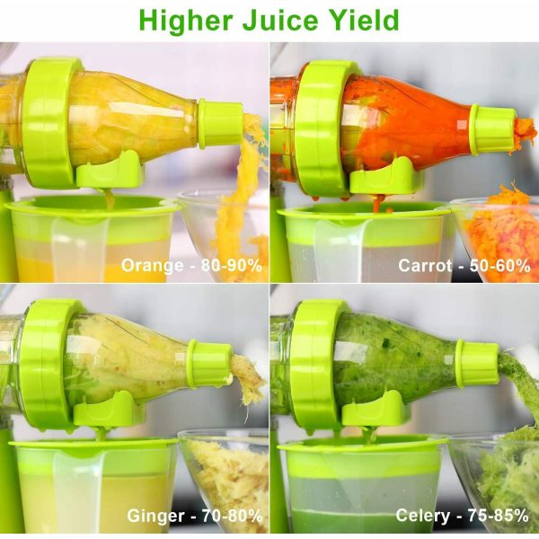 Manual Masticating Juicer: Slow Cold Press Machine for Maximum Nutrition from Fruits and Vegetables