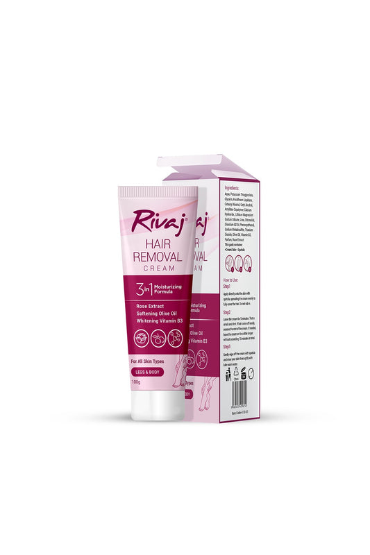 Rivaj UK Hair Removal Cream – 100g for Smooth & Silky Skin
