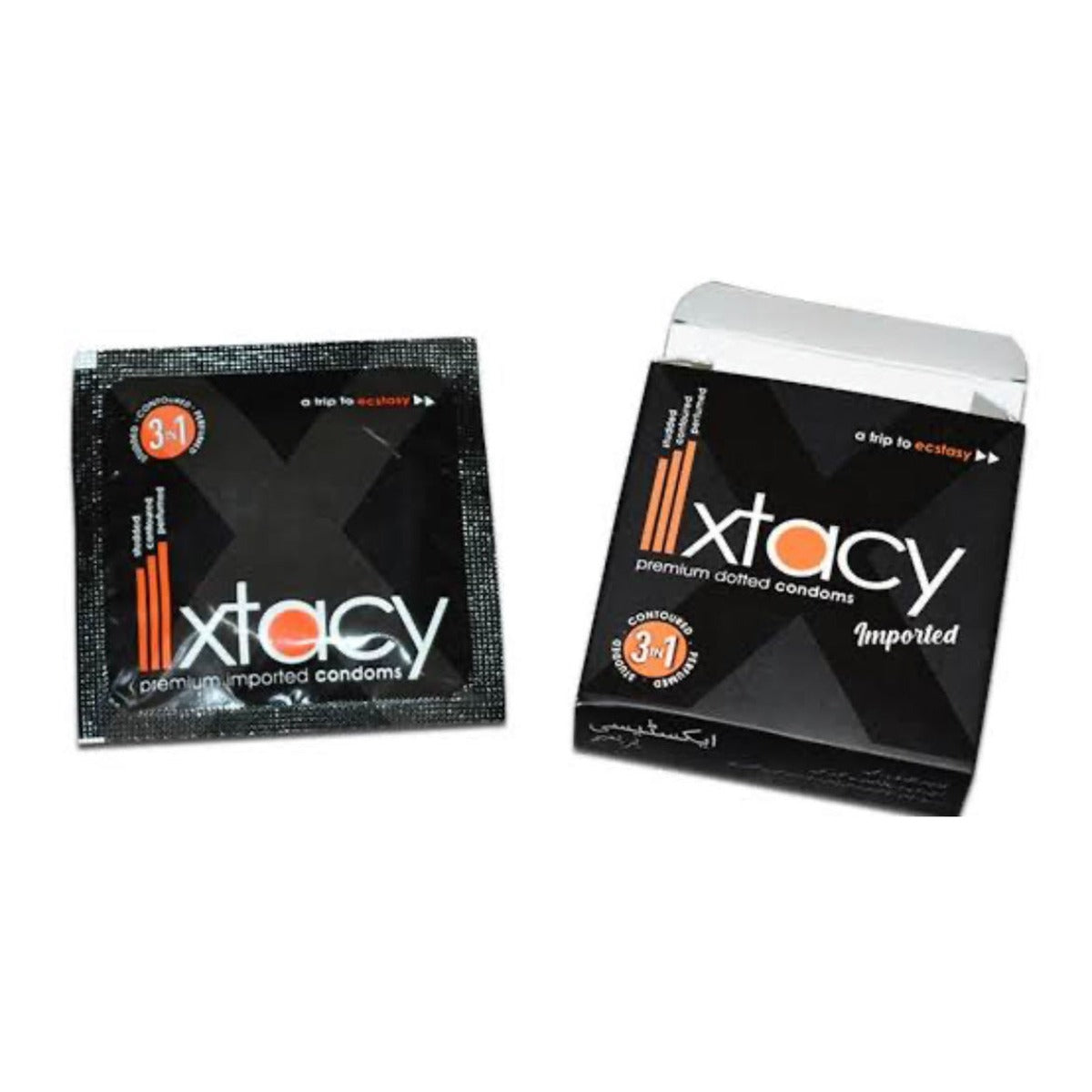 Xtacy 3-in-1 Condoms – Feel More, Last Longer, Enjoy Better