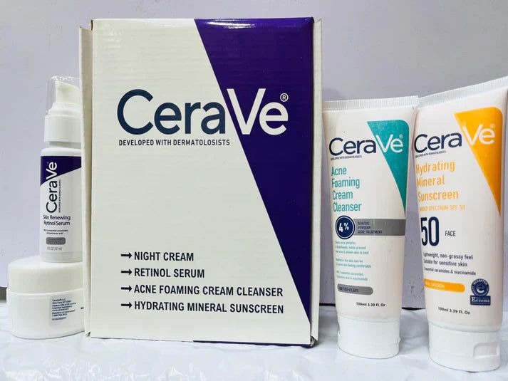 Complete 4-in-1 Facial Care Kit – Hydrating, Brightening & Anti-Aging