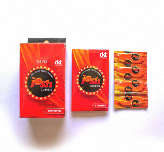 Josh Classic Strong Condoms (4-Pack) – Affordable and Trusted Protection