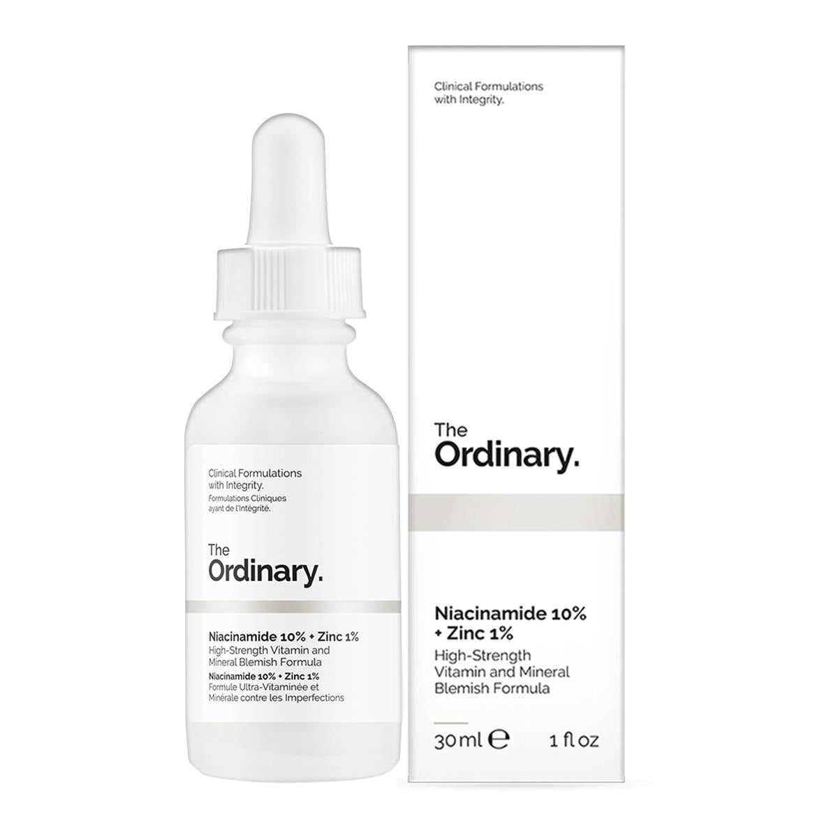 the Ordinary Skincare Niacinamide 10% + Zinc 1% Solution 30ml